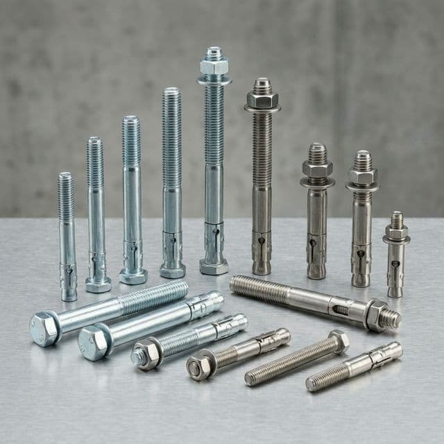 Boulons d'ancrage à clavette