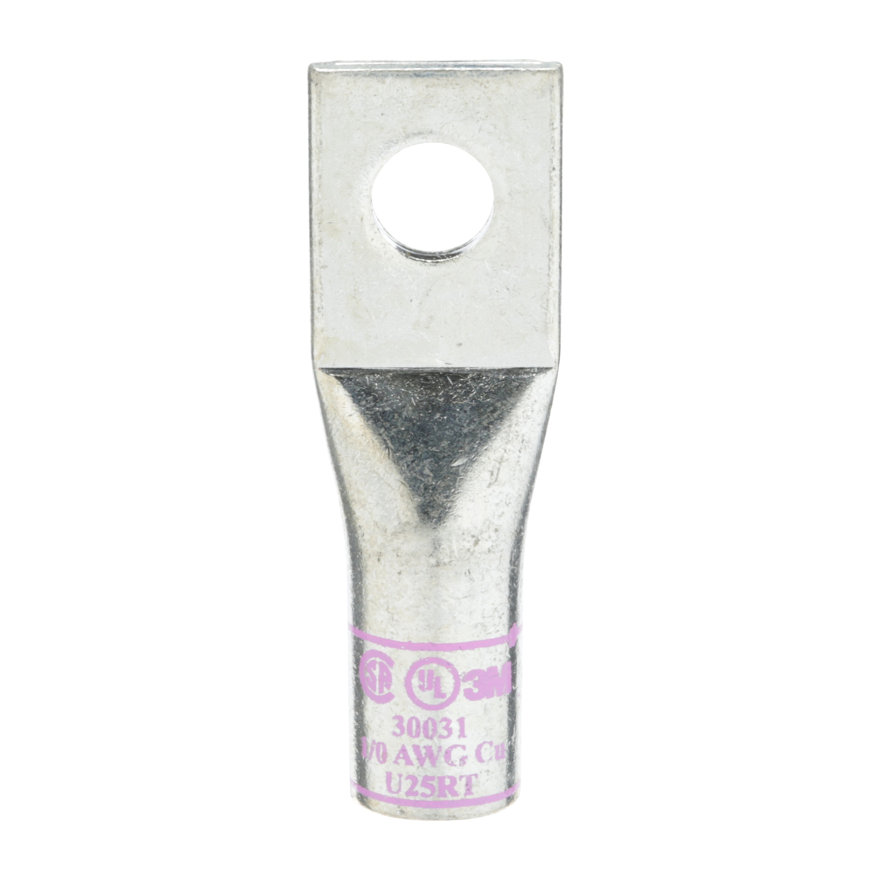 3M Scotchlok™ Cuivre One Hole Lug, 30031, pink, up to 35 kV, 1/0 AWG