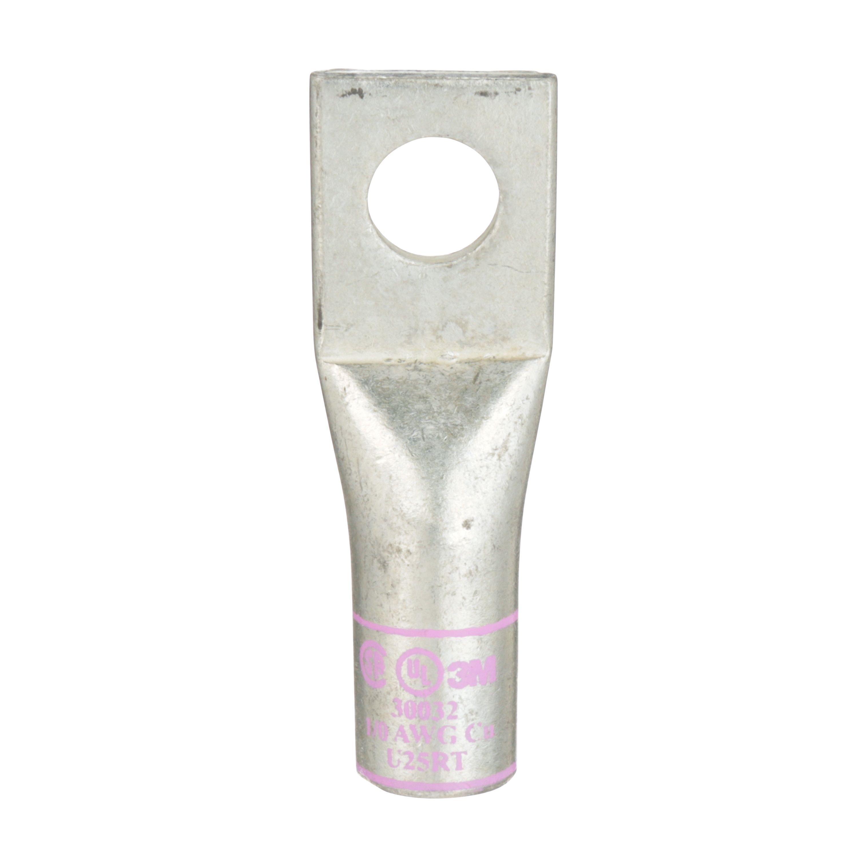 3M Scotchlok™ Cuivre One Hole Lug, 30032, up to 35 kV, 1/0 AWG, pink