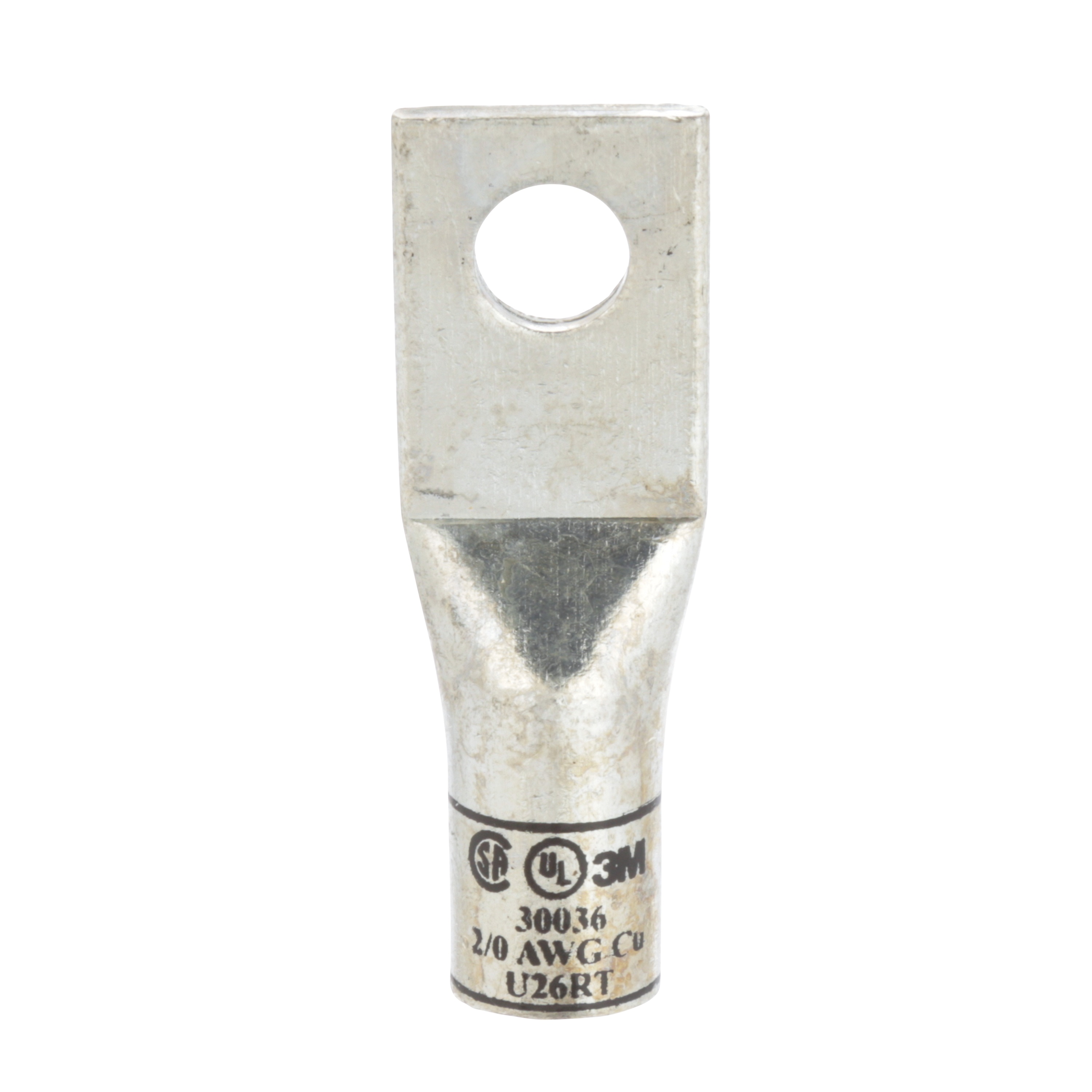 3M Scotchlok™ Cuivre One Hole Lug, 30036, up to 35 kV, 2/0 AWG, black