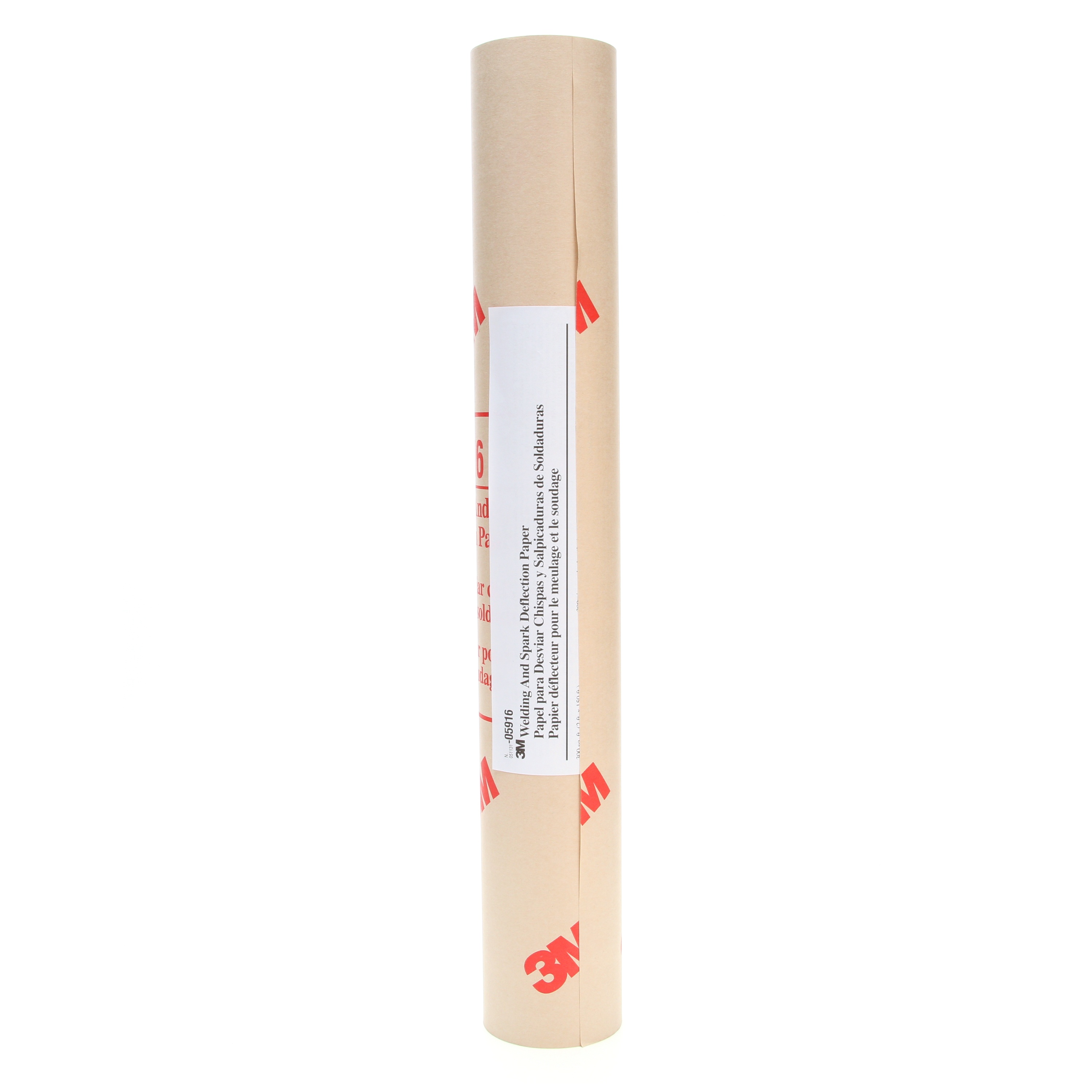 Papier déflecteur pour le meulage et le soudage 3M(MC), 05916, 61 cm x 45,7 m (24 po x 150 pi), 2/caisse
