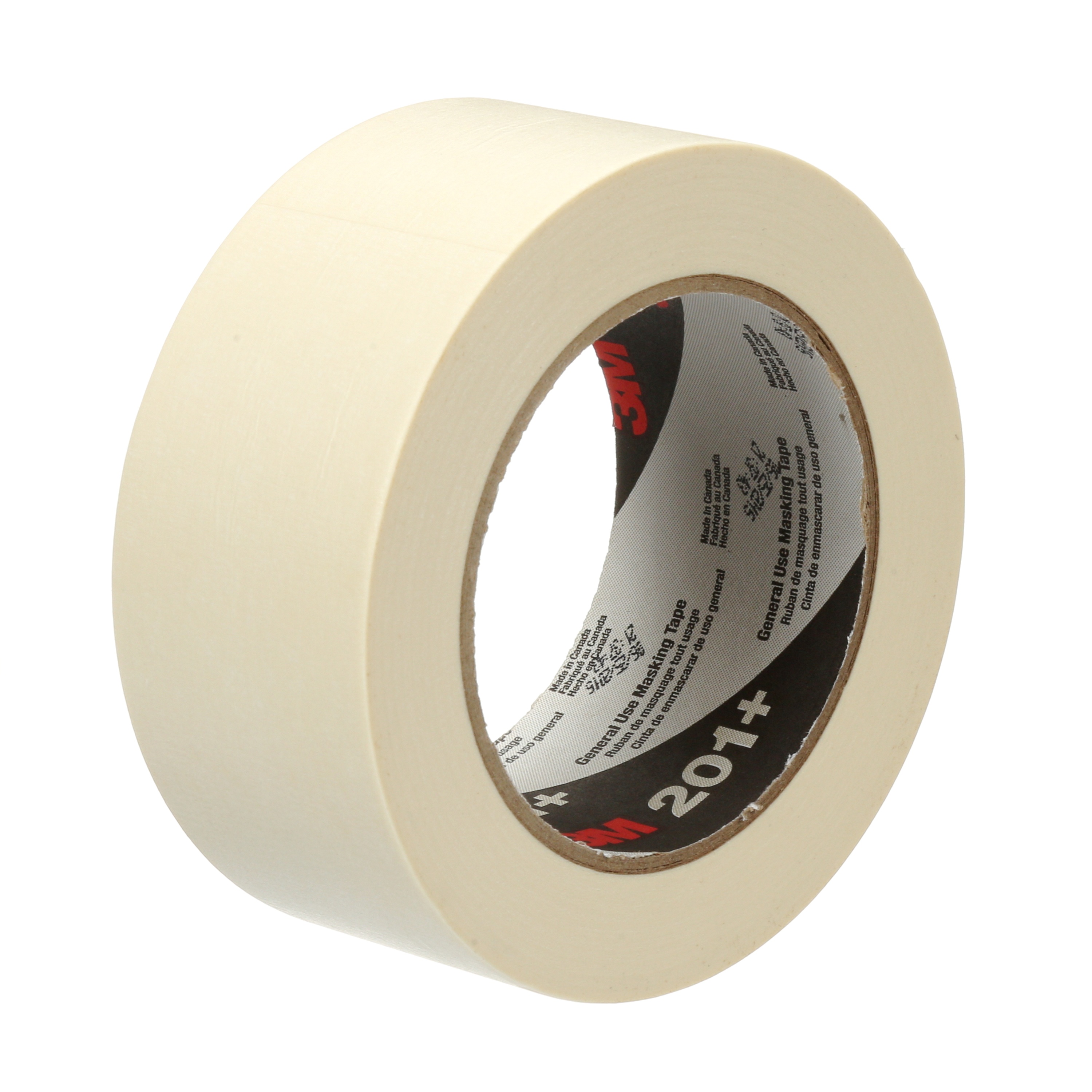 Ruban de masquage à usage général 3M(MC), 201+, havane, 4,4 mil, 48 mm x 55 m (1,88 po x 180 pi)