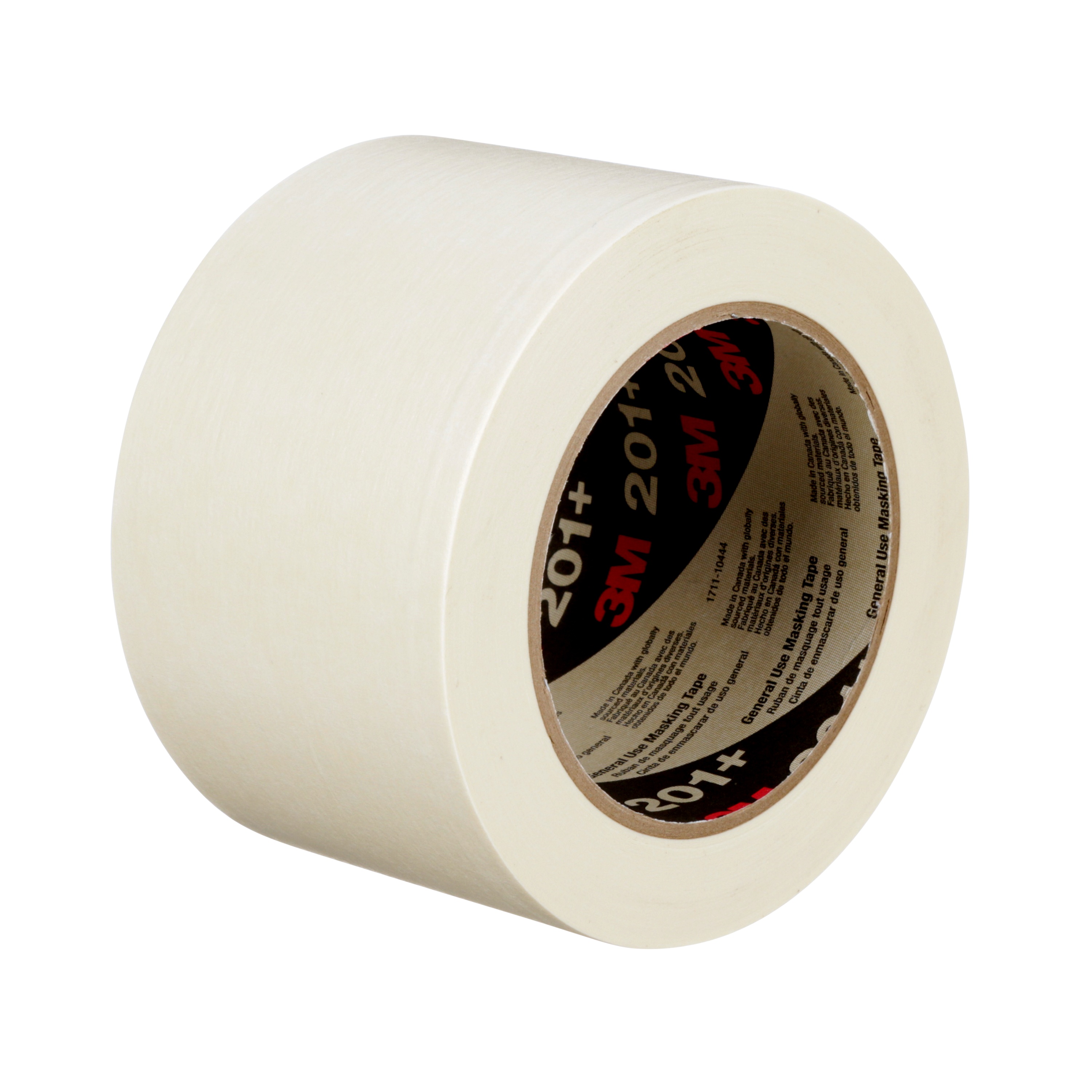 Ruban de masquage à usage général 3M(MC), 201+, havane, 72 mm x 55 m, en vrac