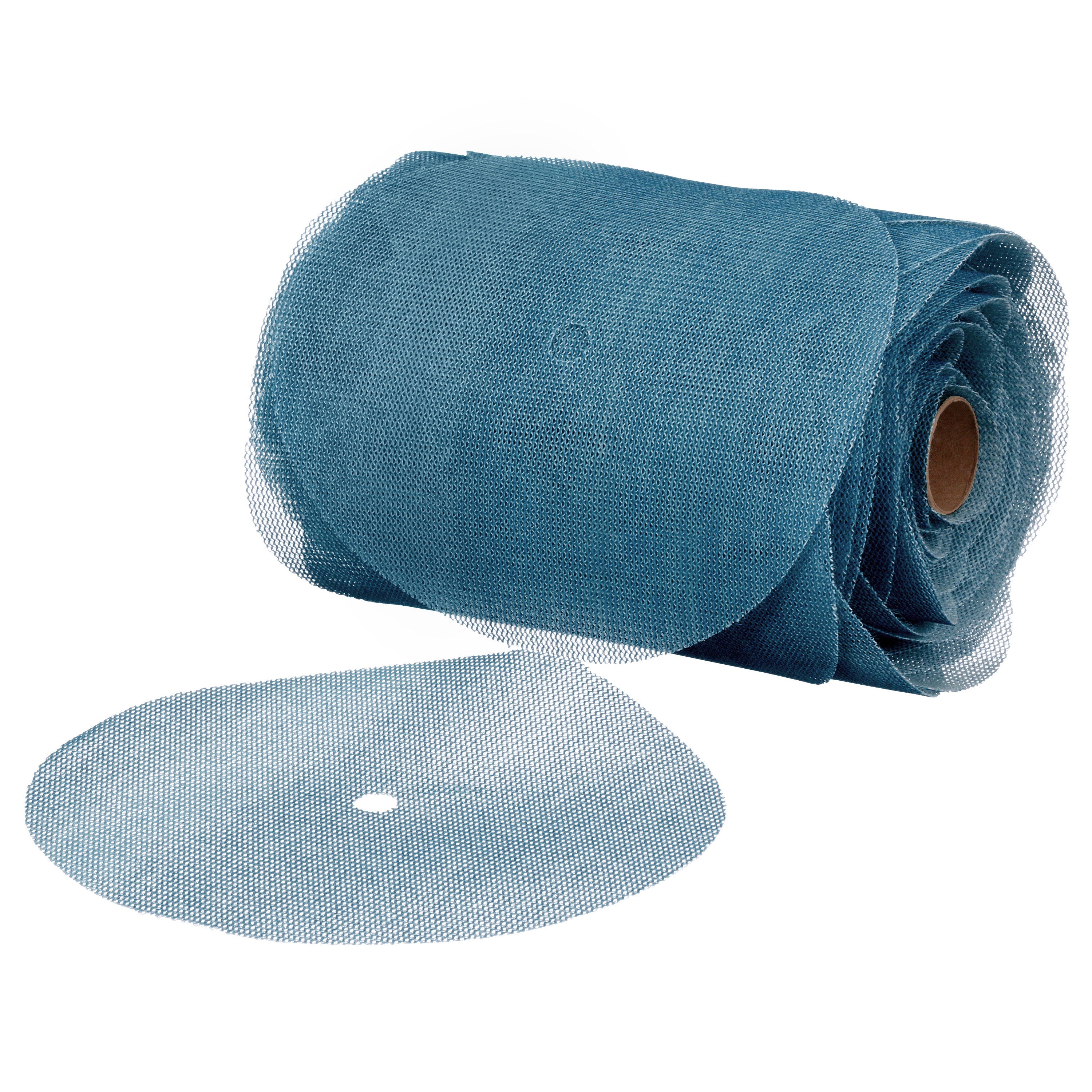3M Blue Net Disque Rouleau, 36422, 150+, 6 in (152.4 mm), 100 Discs/Rouleau, 8 Rolls/Caisse