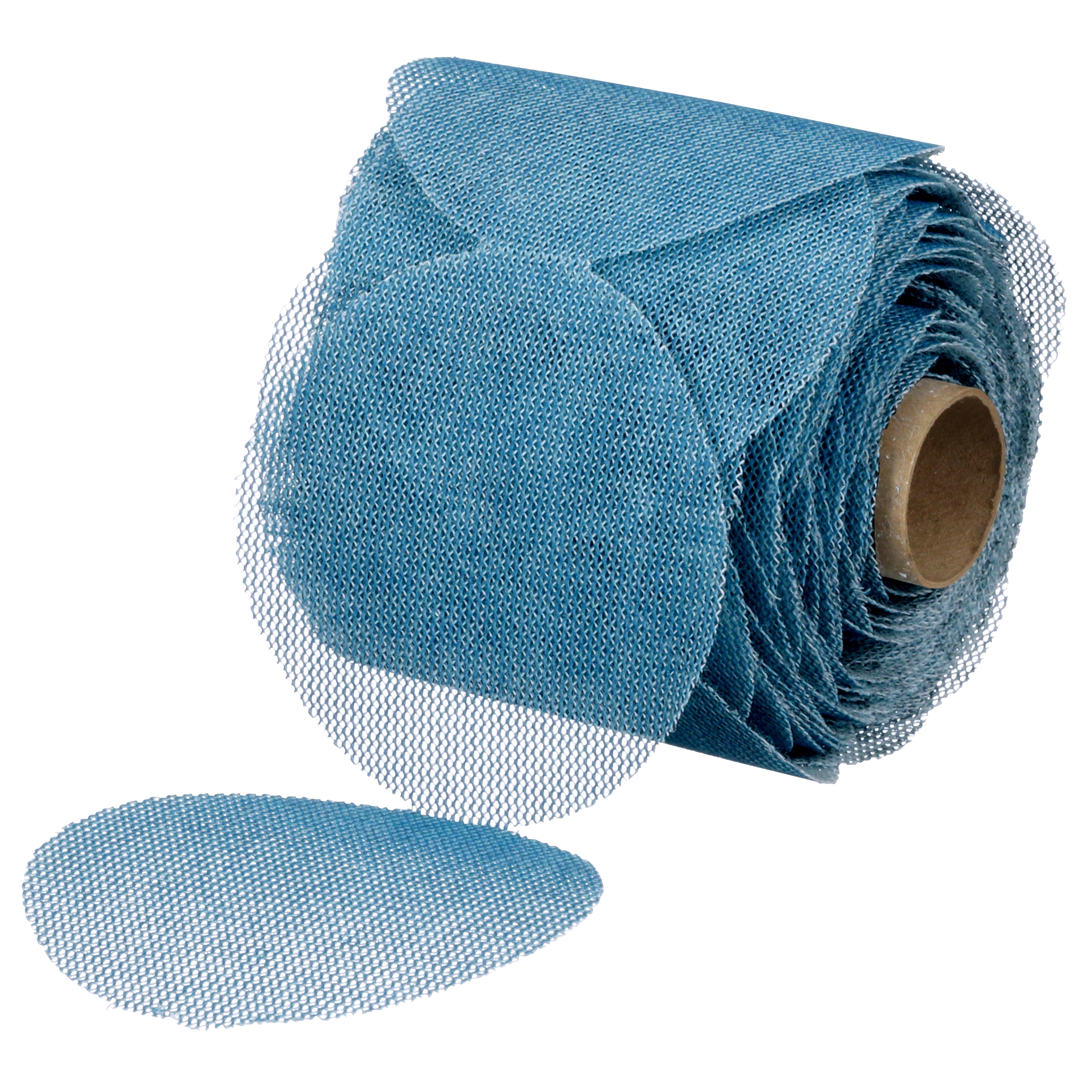 3M Blue Net Disque Rouleau, 36449, 80+, 3 in (76.2 mm), 100 Discs/Rouleau, 8 Rolls/Caisse