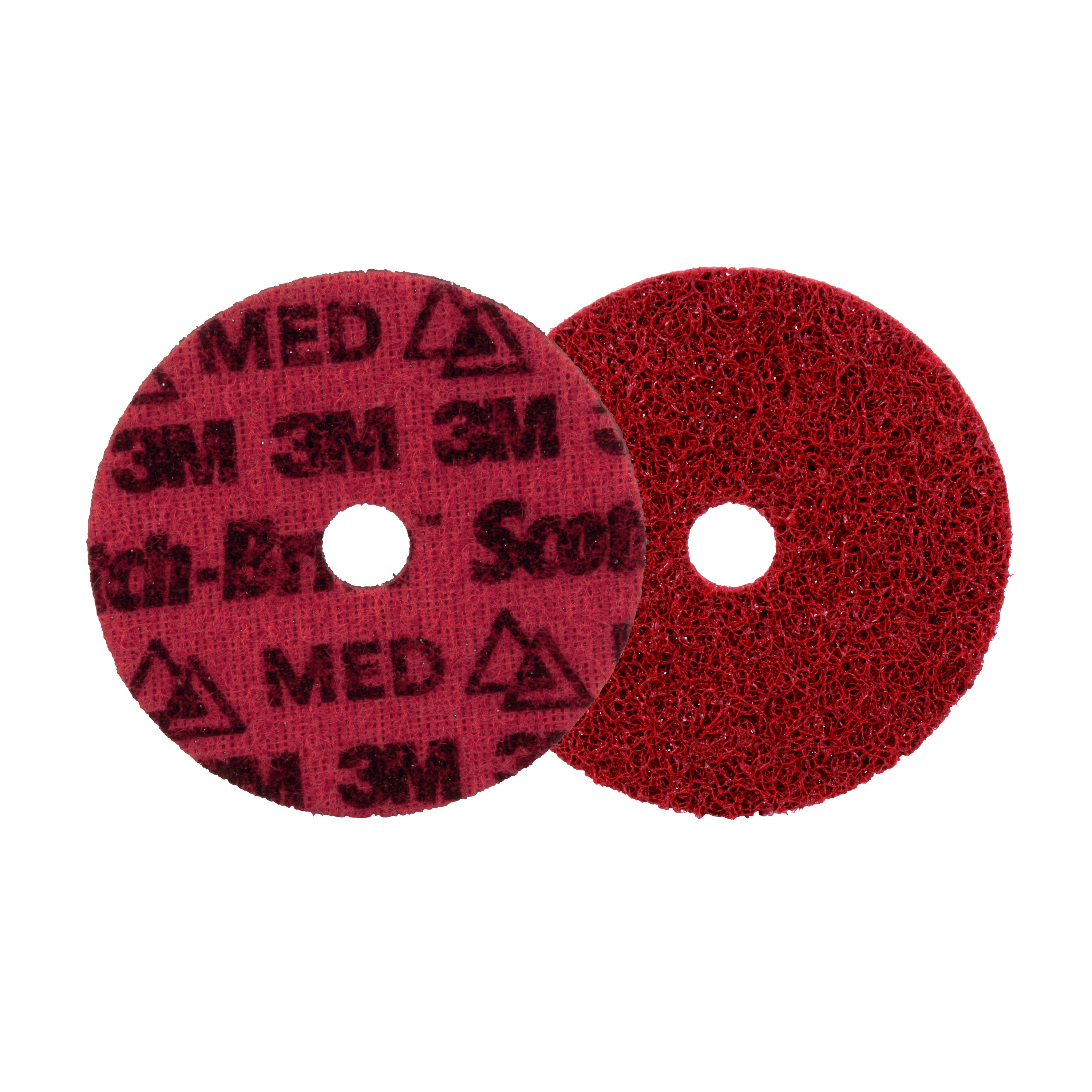 Scotch-Brite™ Precision Surface Conditioning Disc, PN-DH, Medium, 4 in x 5/8 in (101.6 mm x 15.875 mm), 100/Case