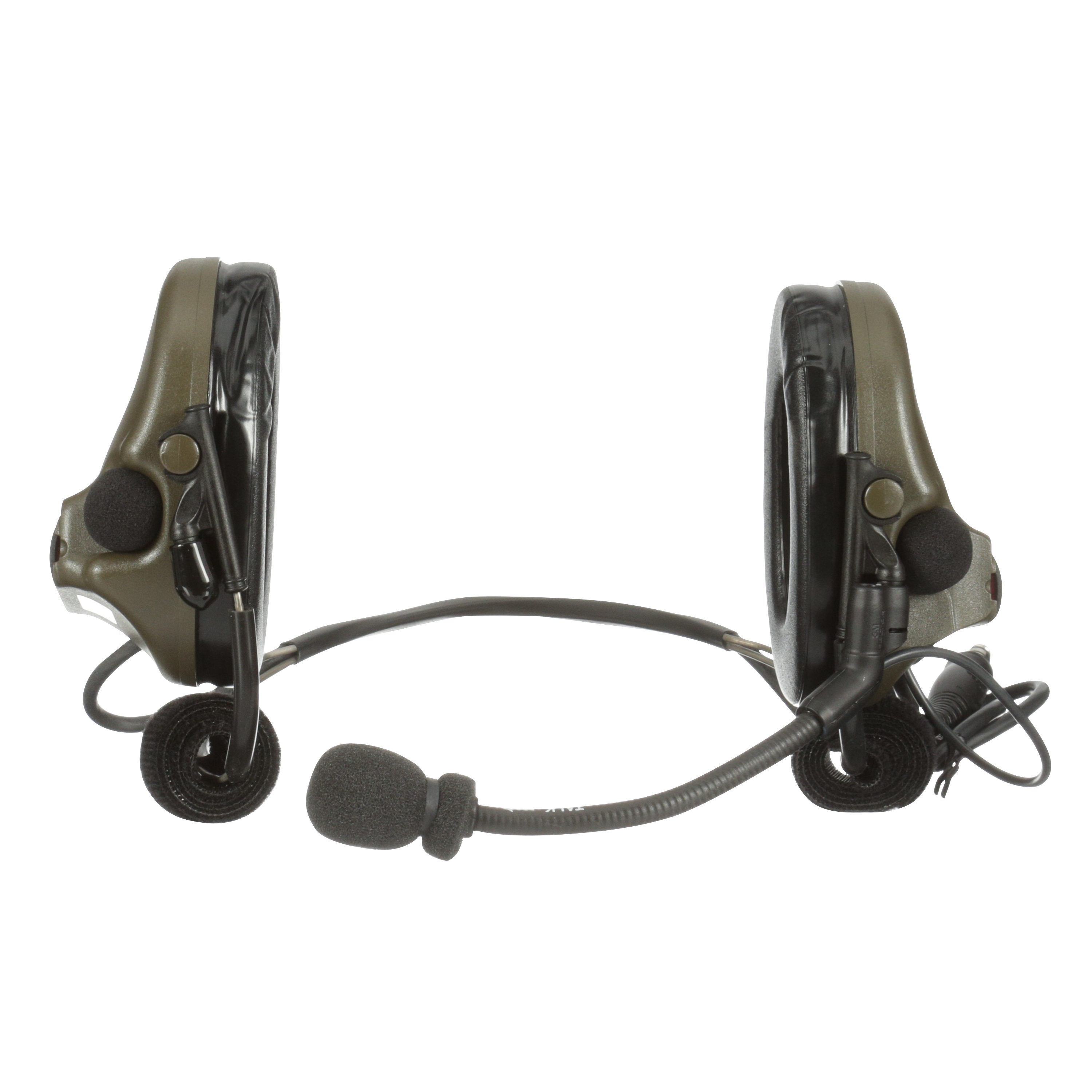 3M PELTOR™ ComTac™ V Headset MT20H682BB-47 GN, Neckband, Single Lead, Standard Dynamic Mic, NATO Wiring, Green, 10 ea/Case