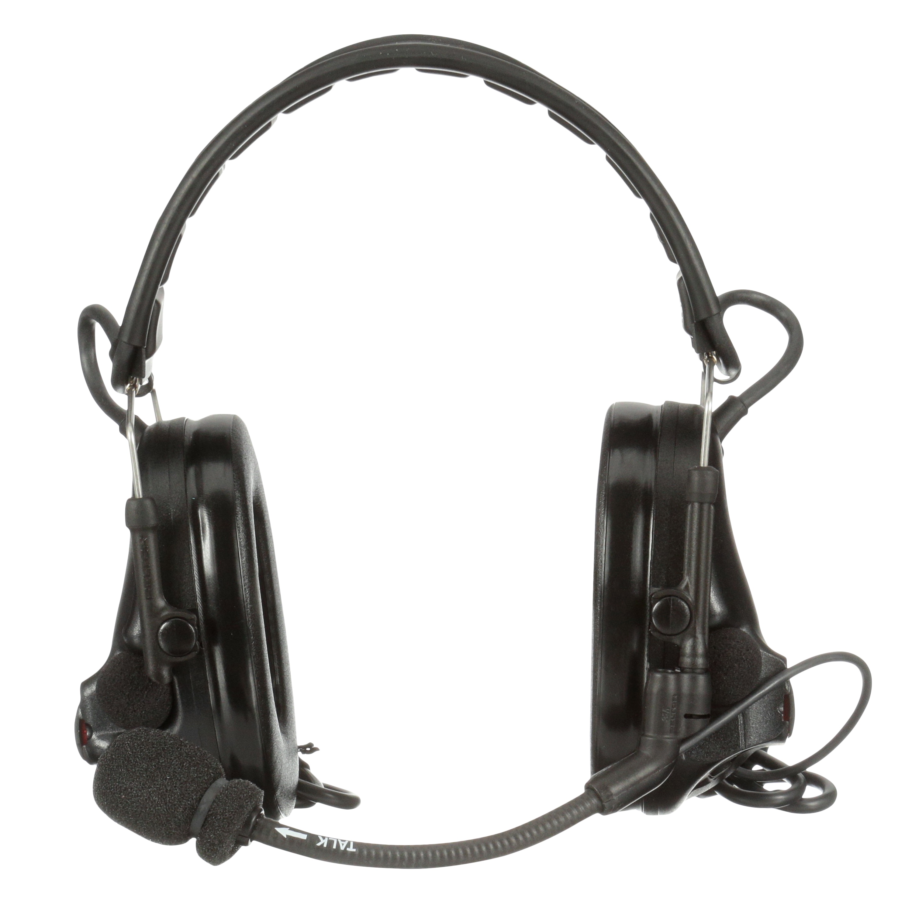 3M PELTOR™ SwatTac V Headset MT20H682FB-19 SV, Foldable, Dual Lead, Standard Dynamic Mic, NATO Wiring, Black, 10 ea/Case
