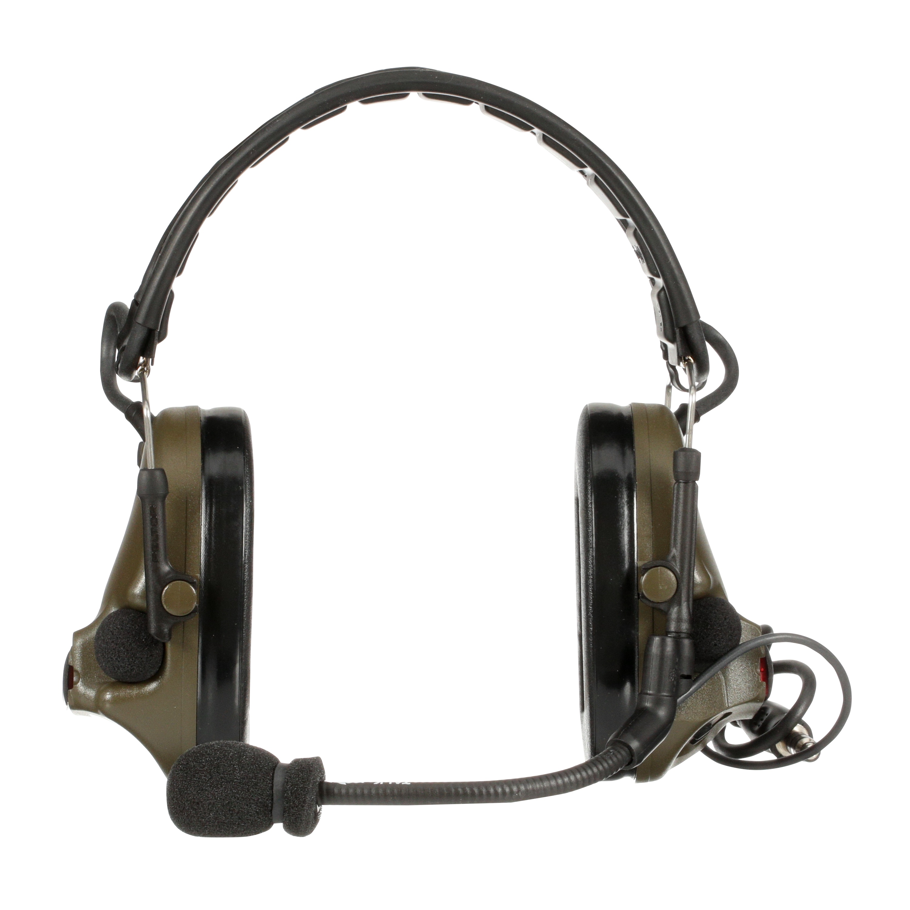 3M PELTOR™ ComTac™ V Headset MT20H682FB-47 GN, Foldable, Single Lead, Standard Dynamic Mic, NATO Wiring, Green, 10 ea/Case
