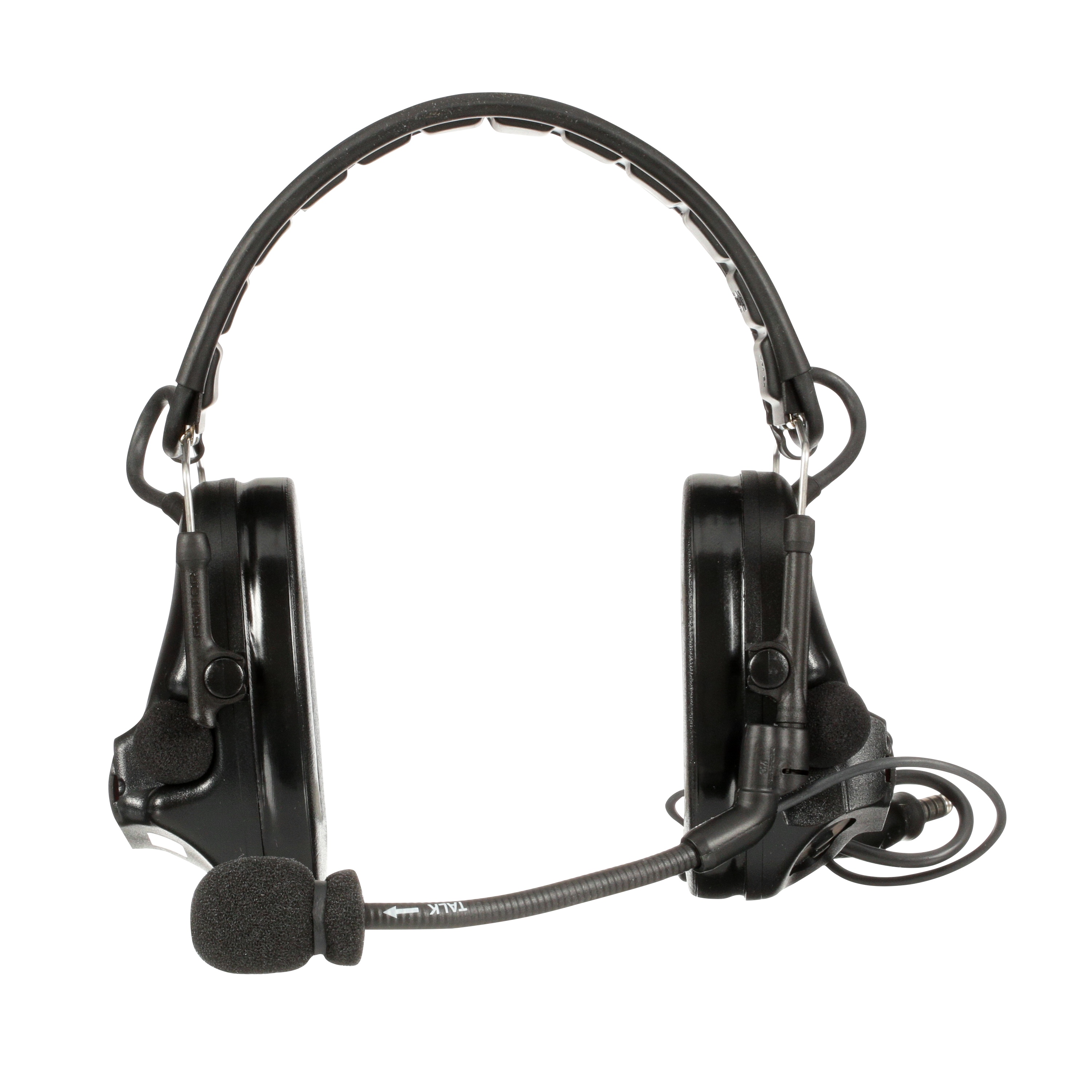 3M PELTOR™ SwatTac™ V Headset MT20H682FB-47 SV, Foldable, Single Lead, Standard Dynamic Mic, NATO Wiring, Black, 10 ea/Case