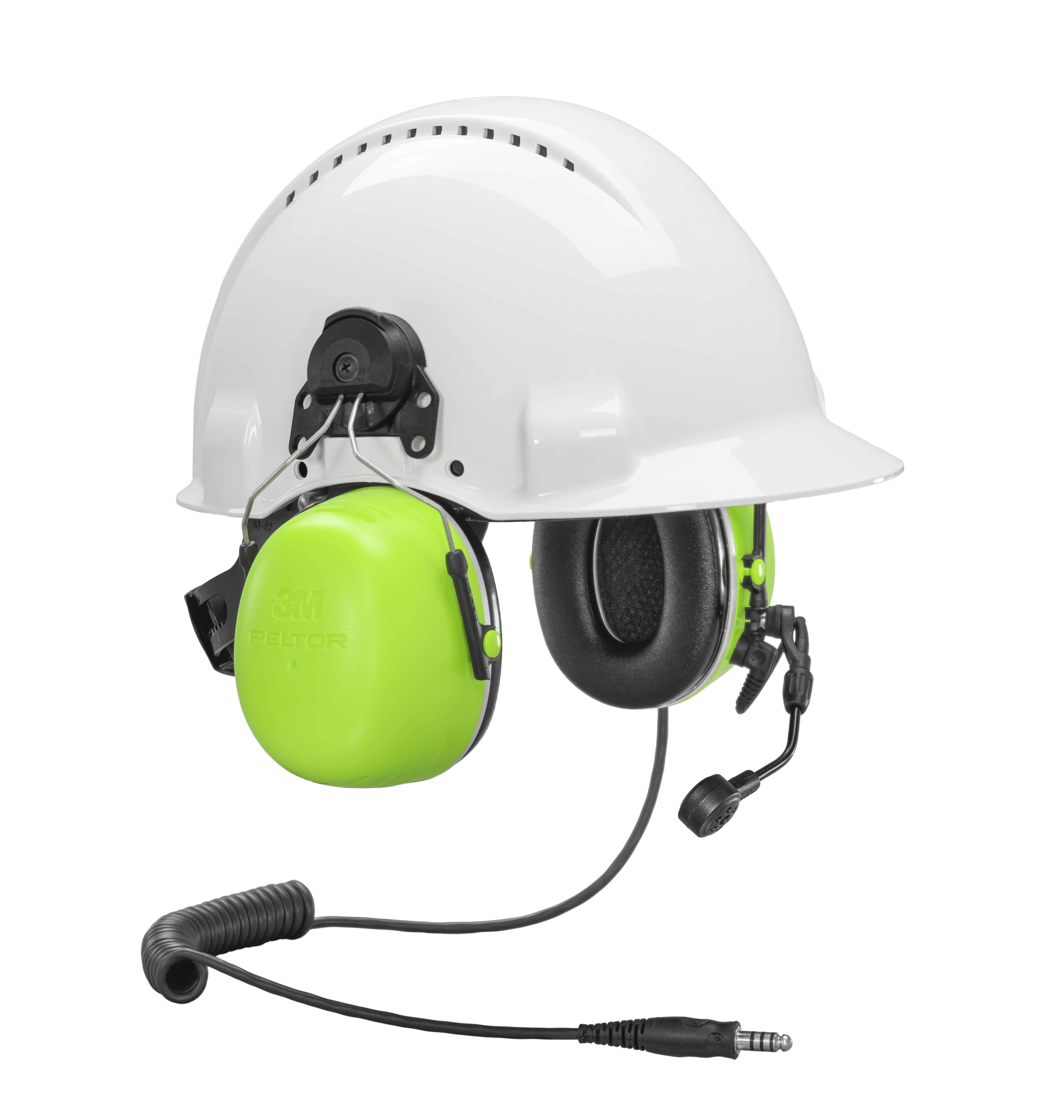 3M PELTOR™ CH-5 High Attenuation Headset MT73H450P3E-77 GB, Flex Connector. Hard Hat Attached, 29dB NRR, 1/Case