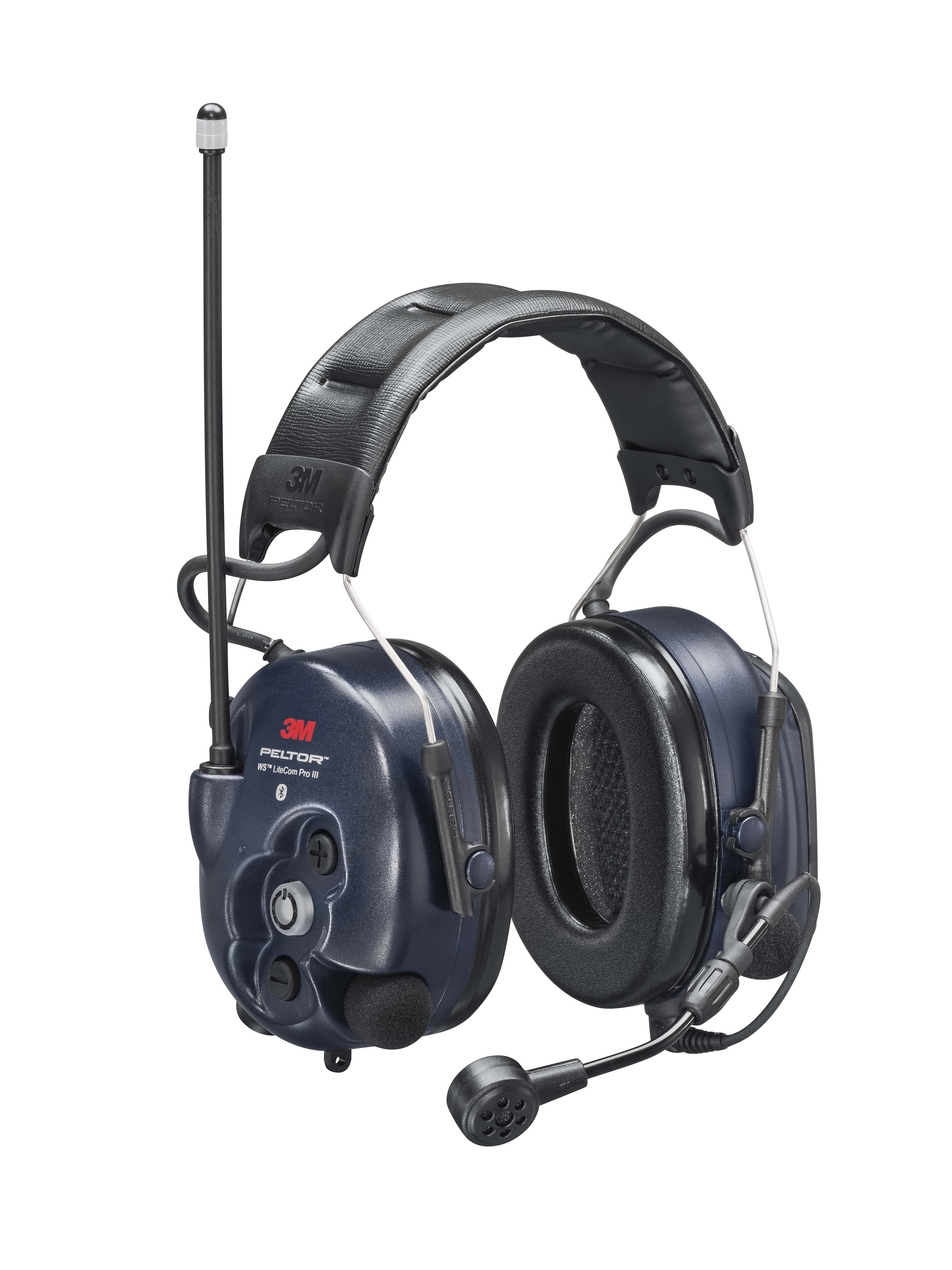 Casque d’écoute WS LiteCom PRO III Peltor(MC) 3M(MC), MT73H7A4D10NA, IRB : 28 dB, classe AL (CSA), modèle avec serre-tête